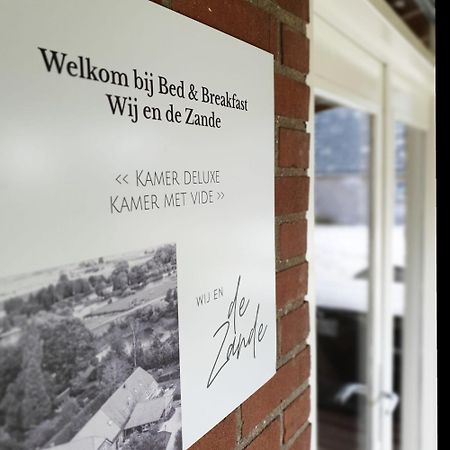 Bed And Breakfast 'Wij En De Zande' - Kamer Met Vide Kamperveen Esterno foto