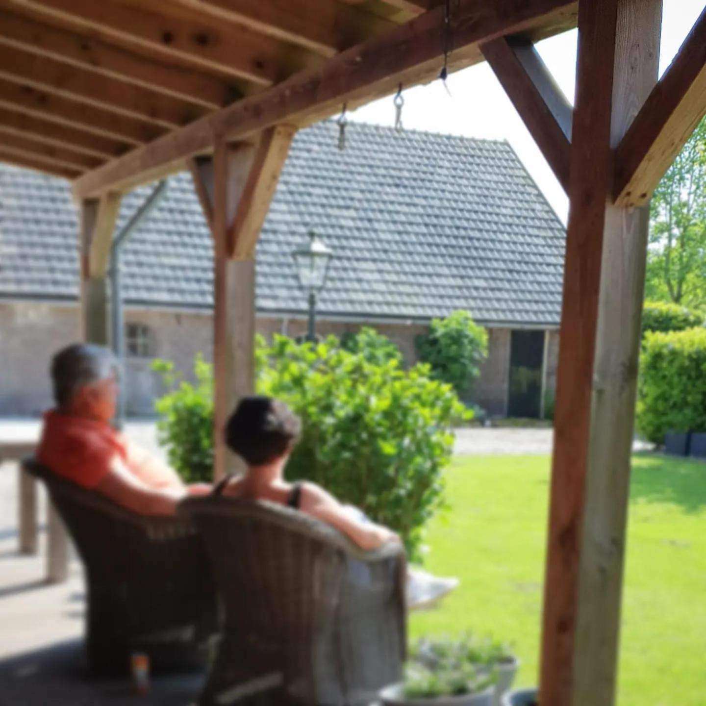 Bed And Breakfast 'Wij En De Zande' - Kamer Met Vide Kamperveen Esterno foto